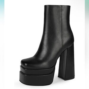 Platform Chunky heel ankle boots